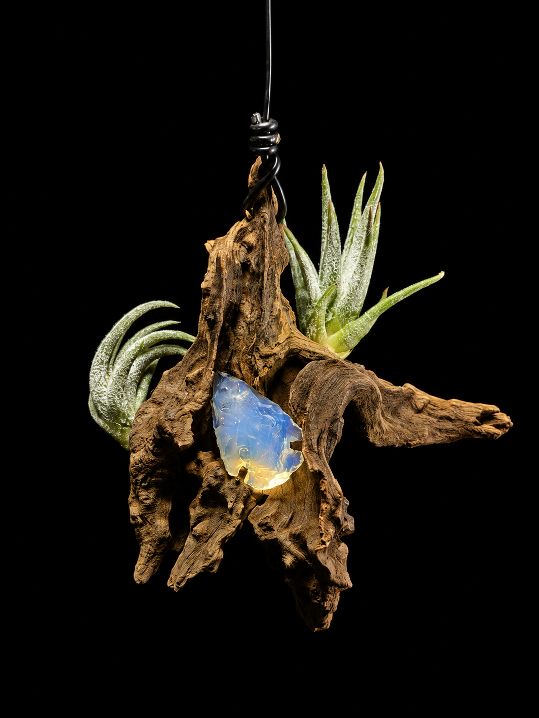 Mitlaensis Hanging Display with Opalite Arrowhead